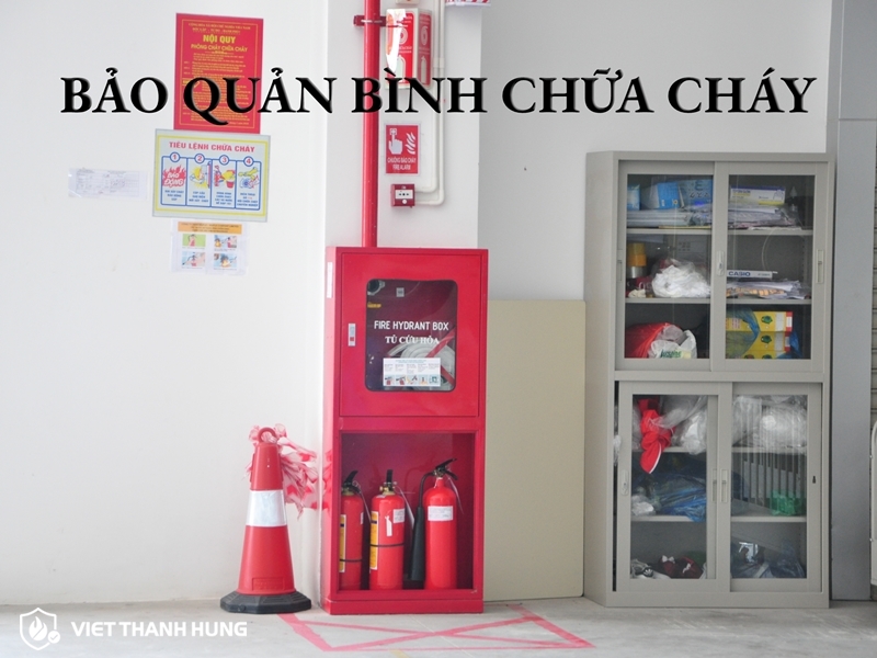 Bảo quản đối với bình loại 1 và 2