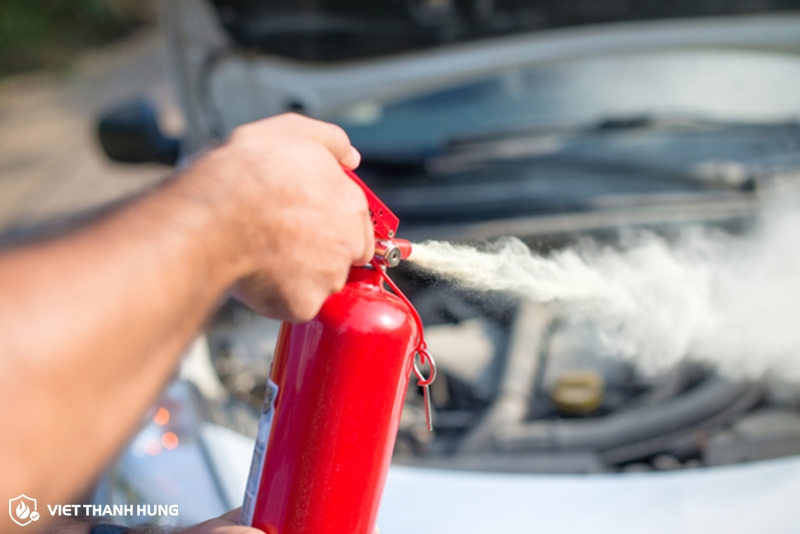 Bình cứu hỏa ô tô là gì