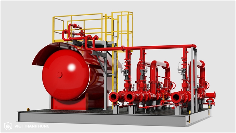 Các thiết bị chính trong hệ thống chữa cháy bằng bọt Foam