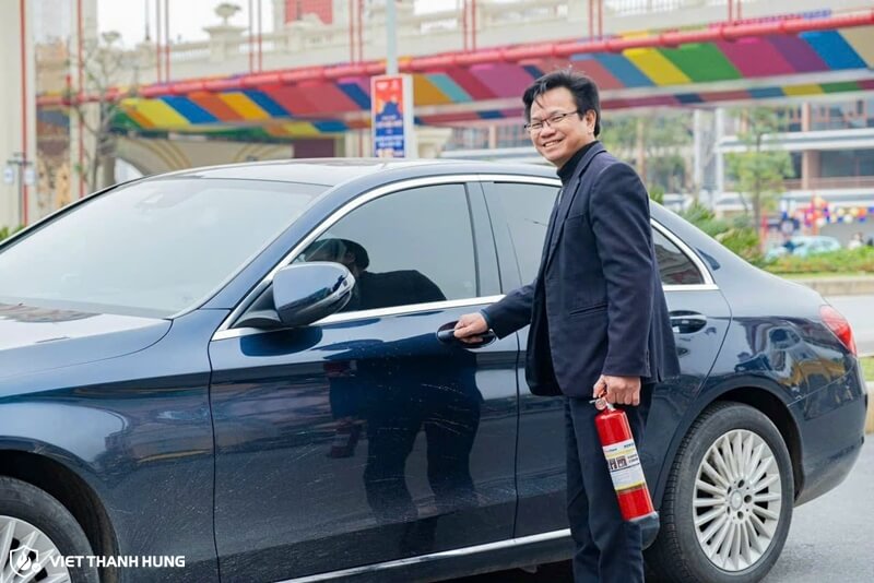 Cách bảo quản bình chữa cháy trong ô tô