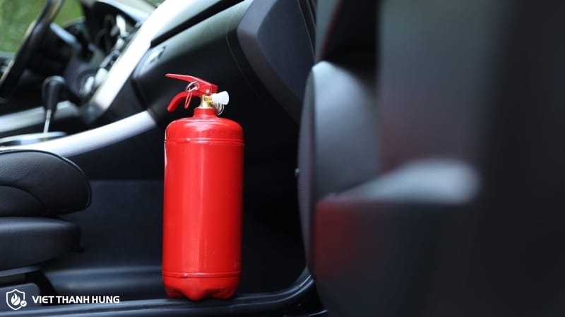 Cách sử dụng bình chữa cháy trên xe ô tô