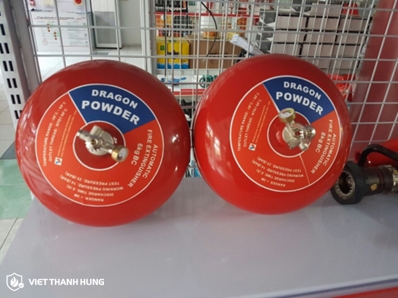 Cấu tạo bình chữa cháy tự động