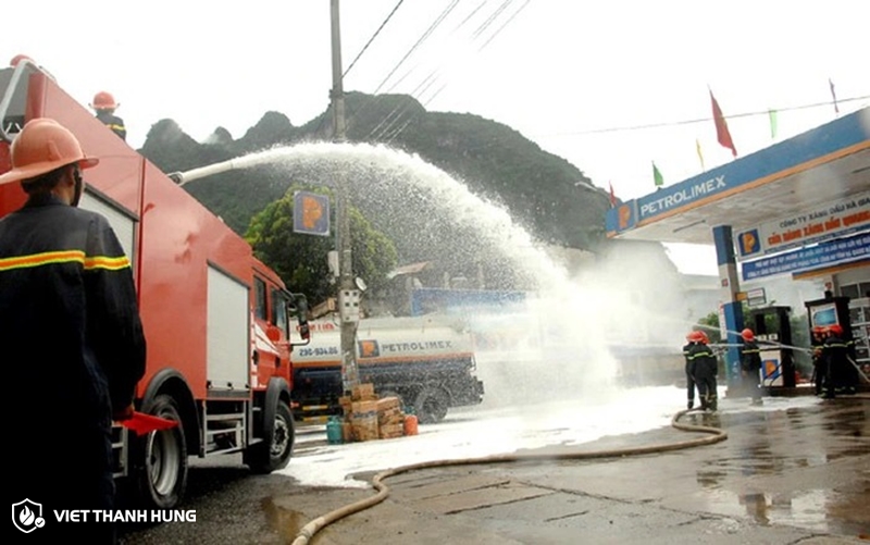 Hệ thống chữa cháy Foam thường được ứng dụng trong những khu vực nào