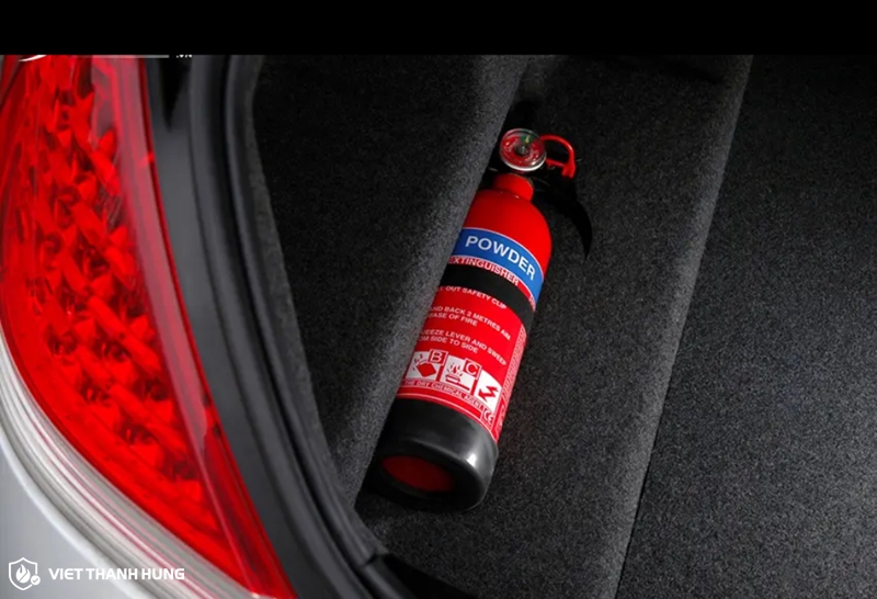 Quy định mới cập nhật về bình cứu hỏa ô tô