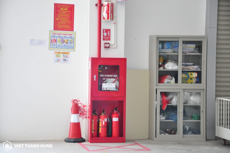 Quy định về bình chữa cháy cầm tay cho công trình