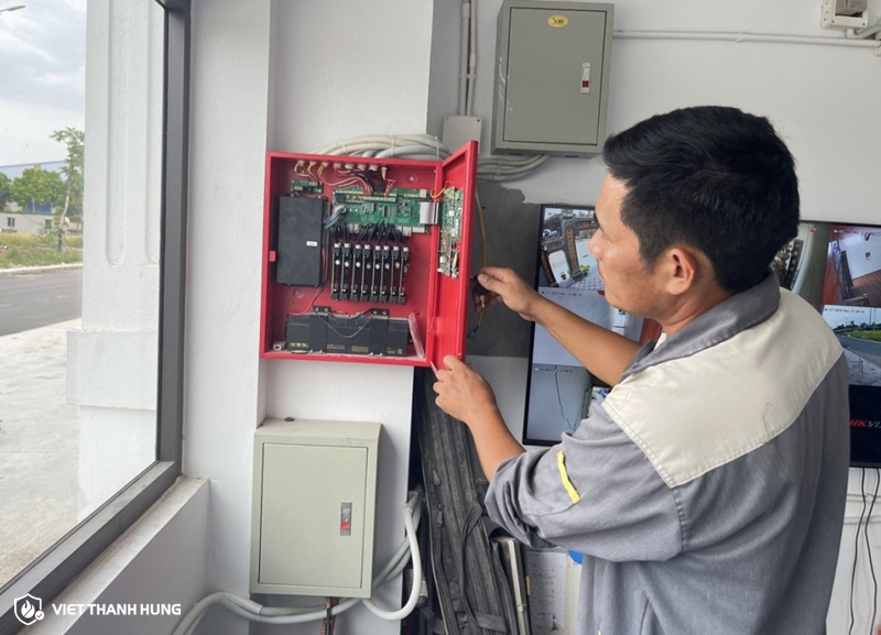 Quy trình lắp đặt hệ thống báo cháy tự động