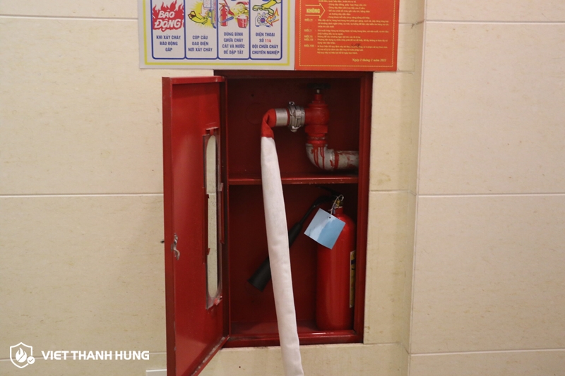 Quy trình lắp đặt tủ chữa cháy vách tường