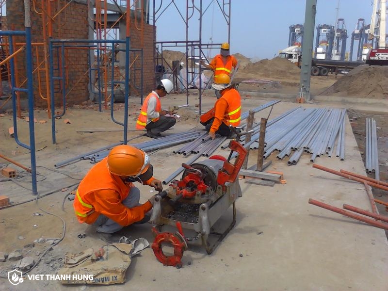 Quy trình thi công hệ thống phòng cháy chữa cháy chuẩn 2025