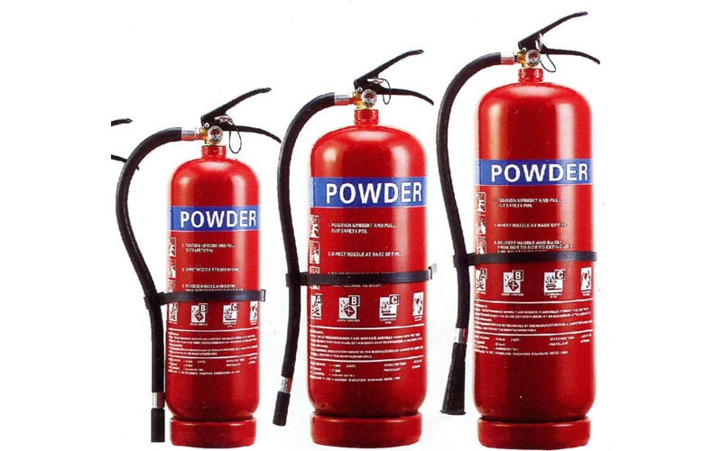Cấu tạo bình bột chữa cháy