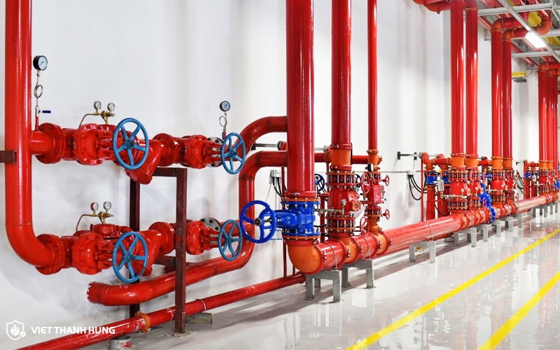 Cấu tạo hệ thống phun nước chữa cháy