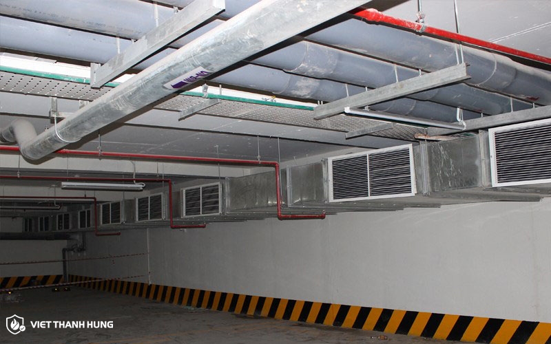 Hệ thống PCCC trong tầng hầm trung tâm thương mại